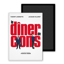 Le Dîner de cons 1998 Affiche Film-Magnet Frigo 54x78mm