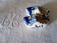Petite paire de sabots miniature en faience de Delft / Holland - Lot 3