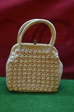 ANCIEN SAC A MAIN POCHETTE DE SOIRÉE  TYPE SACOCHE DE DOCTEUR CARTABLE