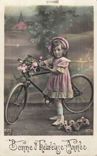 Bonne annee petite fille - cp,