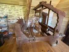 Métier à tisser bois, XIX éme, excellent état de marche.