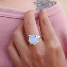 Raw Moonstone Genuine 925