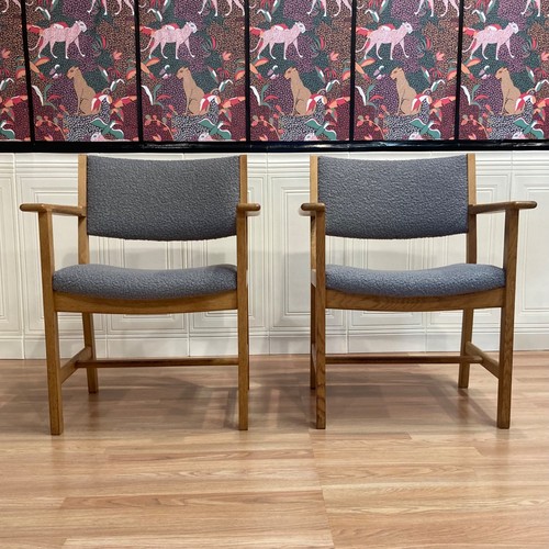 Paire fauteuils estampille - fauteuils,
