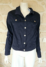 Veste en jeans bleu marine neuve marque Diplodocus taille 44 étiquetée à 149€