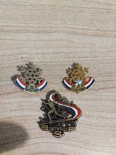 Lot 3 Insignes Broches ESF Ski