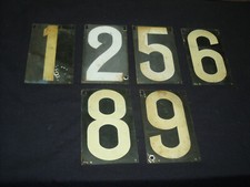 CHIFFRES EN TOLE D EPOQUE POUR