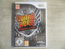 jeu wii guitar hero warriors