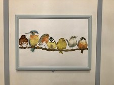 Panneau d'art décoration murale Laura Ashley Garden Bird format A4