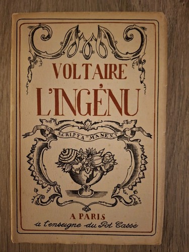 Ingénu voltaire 1927 a - l'ingénu., voltaire.