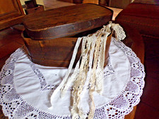 Ancienne boite de dentellière en bois,Puy-en-Velay,rangement,déco,19e siècle