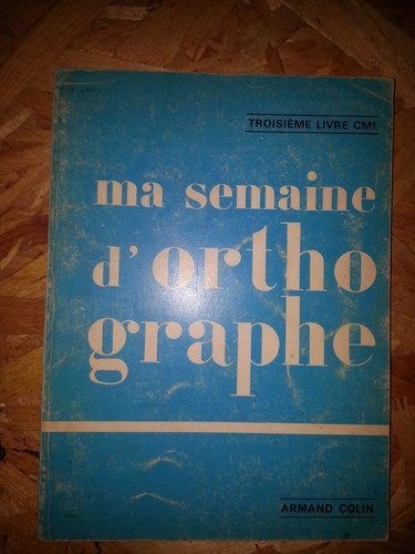 Semaine orthographe - ma, d'orthographe