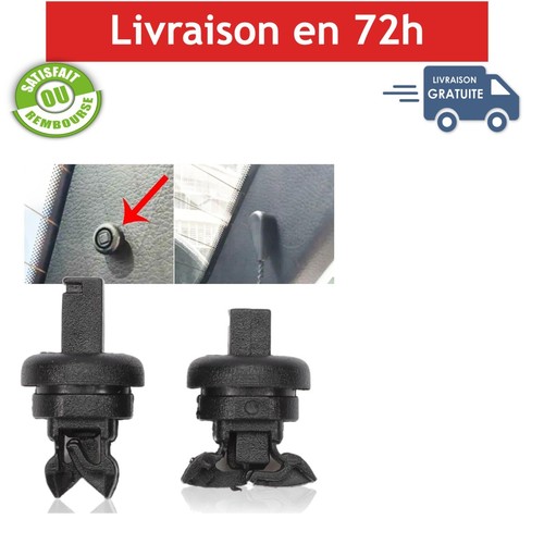 Clips fixation plage arrière