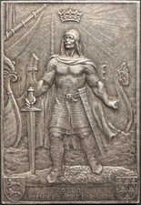 Médaille bronze argenté "