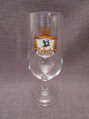 Verre bière ancien - verre, a