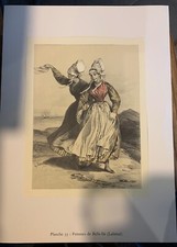 GRAVURE COSTUME BRETON.FEMMES