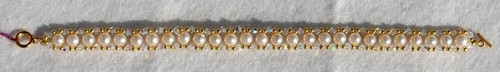 Pearl swarovski bracelet - &,