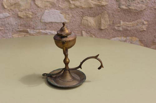 Lampe huile ancienne - a, en