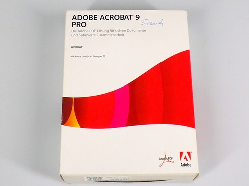 Adobe acrobat pro - 9, german