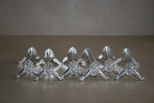 6 Porte couteaux en métal