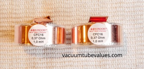Pair two mundorf coil - pair,
