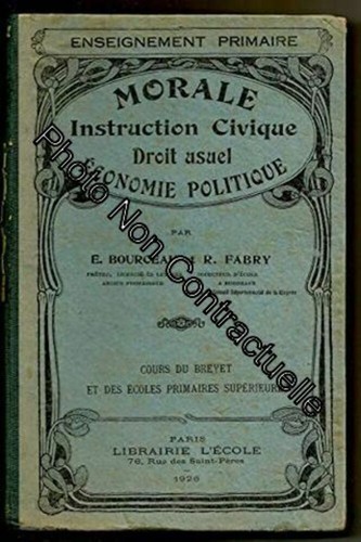 Morale instruction civique - instruction,