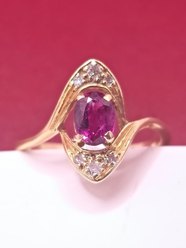 Bague jaune carats - 18, avec