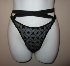 Black Logo Velvet Burnout