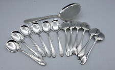 Service à Glace - Métal Argenté - SFAM - 12 + 1 pièces - poinçons - RARE