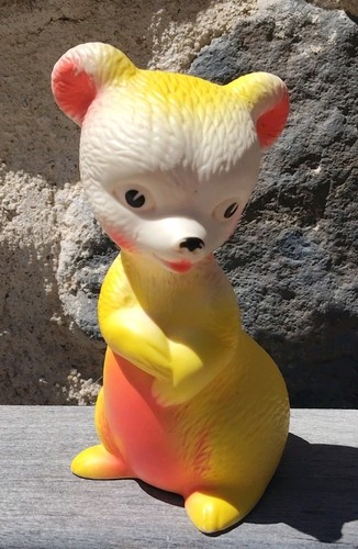 Figurine pouet ourson vintage - pouet,