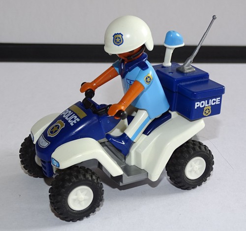 Playmobil police quad - le,