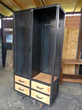Armoire vestiaire industriel fabrication brocantetendance