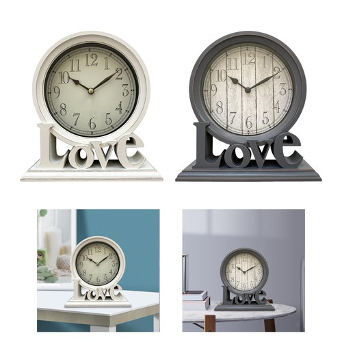 Horloge bureau rustique - de,