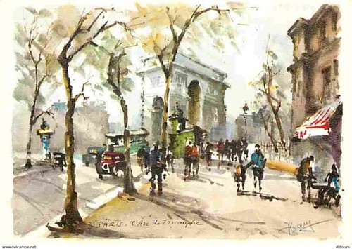 Carte postale paris - 75,