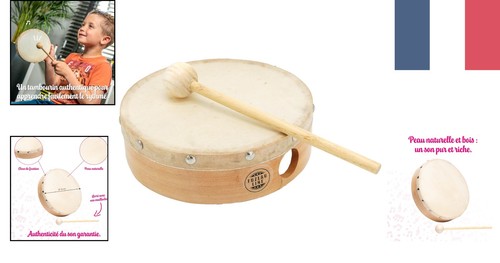 Tambourin fuzeau 70626 - tambourin, bois
