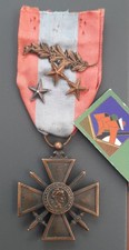 Médaille croix guerre toe - médaille, de