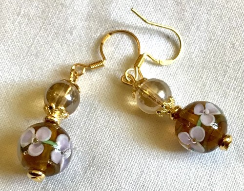Boucles oreilles perles - d'oreilles,