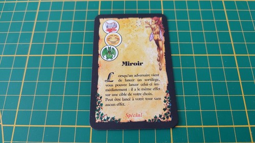 Carte sortilège miroir niveau - sortilège,