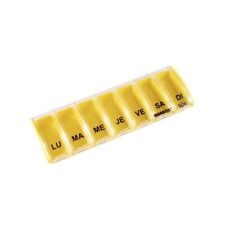 Pilulier semainier ANABOX 7 cases Box7 jaune