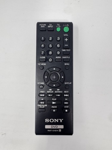 Sony rmt d187a oem dvd - sony, remote