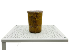 Pot à miel en céramique  beige intérieur rosé 13 x 9,5 cm env