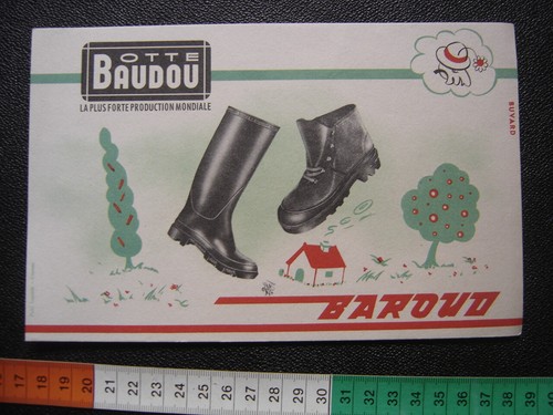 Buvard bottes baudou baroud - buvard,