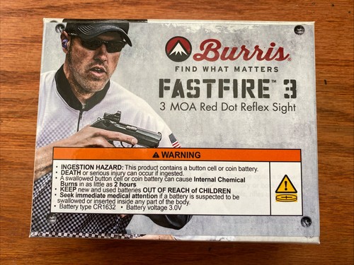 Burris fastfire iii - iii, red