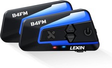 LEXIN │intercom│ casque│ moto │B4 FM │bluetooth │pack duo│partage de musique│