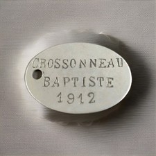 Plaque Poilu - 1912 - 1ère Guerre - Maine et Loire (49)