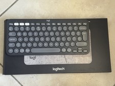 LOGITECH - Clavier sans fil Bluetooth QWERTY Pebble Keys 2 K380s Graphite