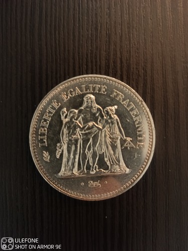 Pièce francs en argent - de,