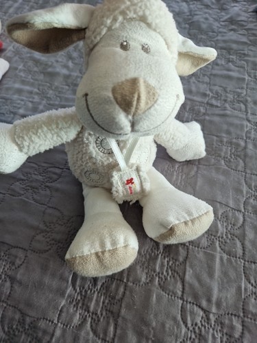 Doudou peluche nicotoy mouton - peluche,