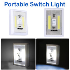 Amtech Portable Cob LED Lampe de Travail Voiture Garage Mécanicien Pile Torche