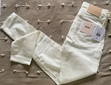 Jean slim écru ivoire modèle