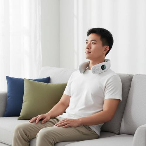 Appareil massage nuque tens - de,